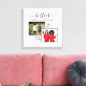 Nu gepersonaliseerd en daarna twee fotoBESTEITEN Canvas Afdruk (Insitu (Woonkamer))