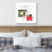 Nu gepersonaliseerd en daarna twee fotoBESTEITEN Canvas Afdruk (Insitu (Slaapkamer))