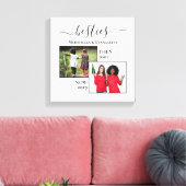 Nu gepersonaliseerd en daarna twee fotoBESTEITEN Canvas Afdruk (Insitu (Woonkamer))