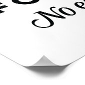 Nu geschrokken, speciaal voor wasgoed ontworpen pa poster (Hoek)