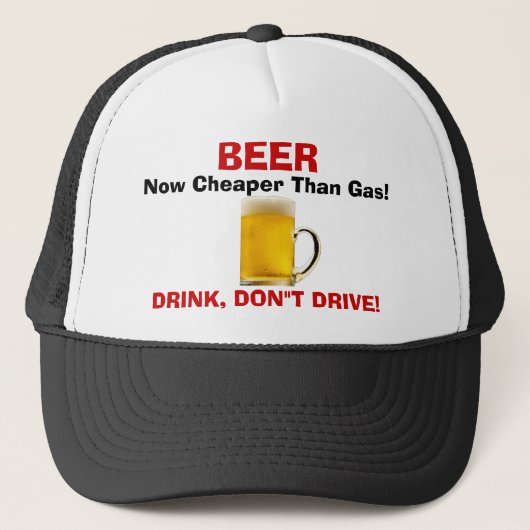 Nu goedkoper dan gas! trucker pet (Voorkant)