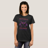 Nu Gothic Nocturndieren Floral Moth Roos T-shirt (Voorkant volledig)