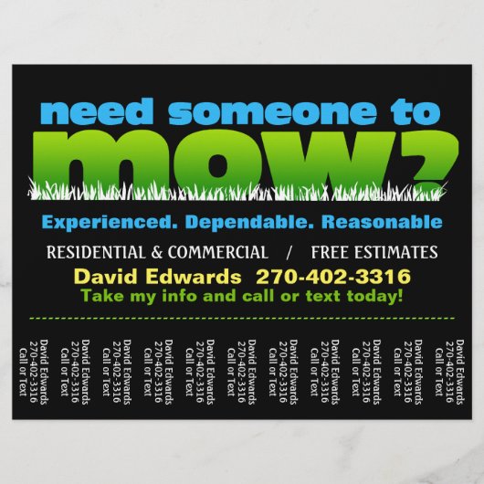 Nu Grass_Custom Dave Edwards Flyer (Voorkant)