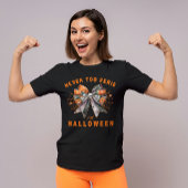 Nu Halloween nooit te griezelig grappig feest T-shirt