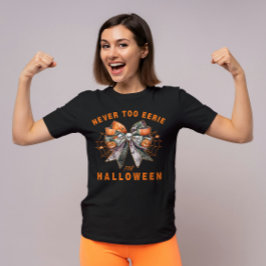 Nu Halloween nooit te griezelig grappig feest T-shirt