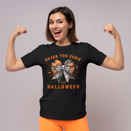 Nu Halloween nooit te griezelig grappig feest T-shirt