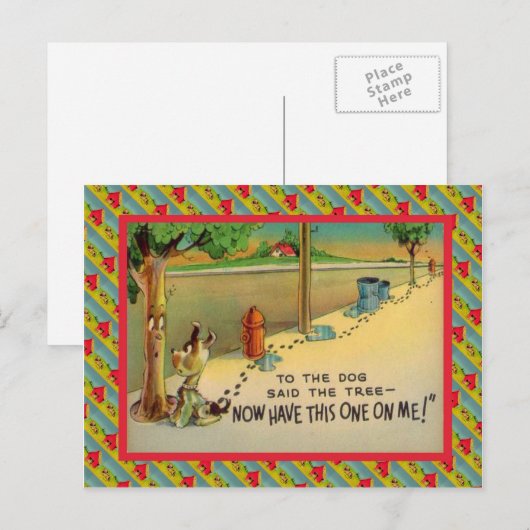 Nu heb ik deze op mij. briefkaart (Voorkant / Achterkant)