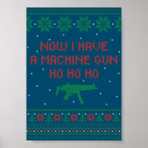 Nu heb ik een machine-Pistool Ho-Ho-Ho-Ho.
