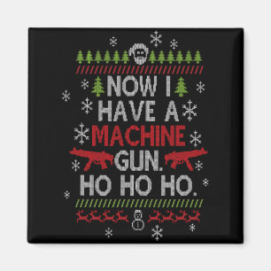 Nu Heb Ik Een Machinegeweer Ho Ho Ho Kerstfilm Magneet