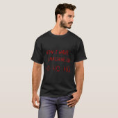 Nu Heb Ik Een Machinegeweer Ho Ho Ho T-shirt (Voorkant volledig)