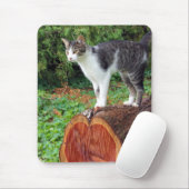 Nu heb je mijn aandacht - Kat Mousepad Muismat (Met muis)