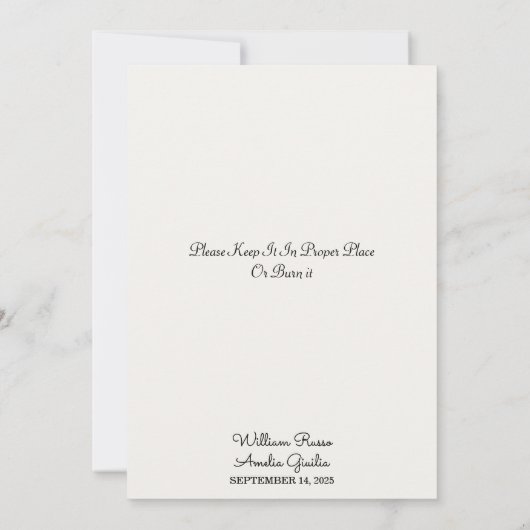 Nu Henna Islam Nikah Arabisch Walima moslim bruilo Kaart (Achterkant)