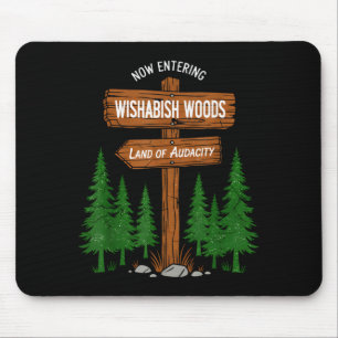 Nu het binnenkomen I Wishabish Woods National Fore Muismat