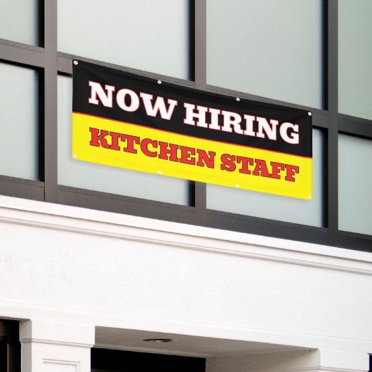 Nu het huren van aangepaste bewerkbare banner (Buitenkant Gebouw)