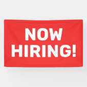 Nu het Huren van Banner (Horizontaal)