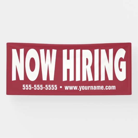 Nu het Huren van Banner (Horizontaal)