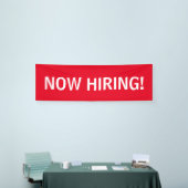 Nu het huren van eenvoudig rood wit bannerteken spandoek (Beurs)