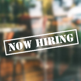 Nu het huren van Eenvoudige Gelanteerde Profession Raamsticker