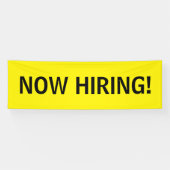 Nu het huren van eenvoudige gele zwarte banner tek (Horizontaal)