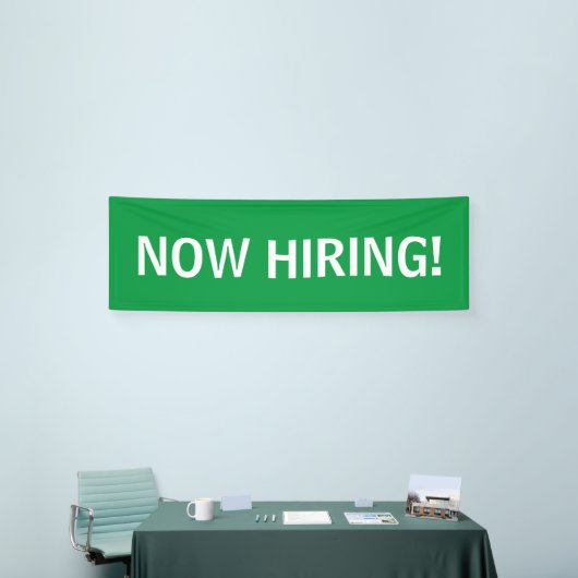 Nu het huren van eenvoudige groene witte banner te (Beurs)