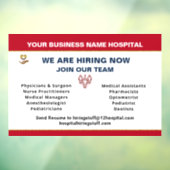 Nu het Huren van Hulp Gezochte Werknemer personali Raamsticker (Vel 3)