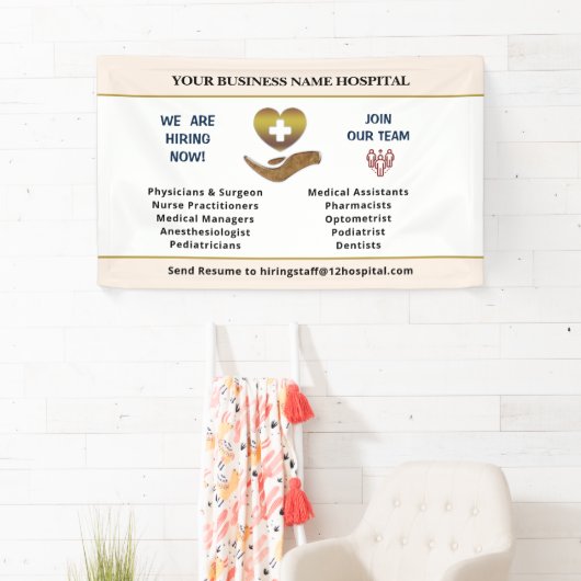 Nu het Huren van Hulp Gezochte Werknemer personali Spandoek (Insitu)