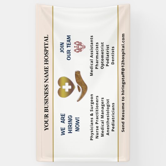 Nu het Huren van Hulp Gezochte Werknemer personali Spandoek (Verticaal)