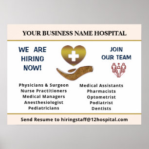 Nu het huren van Hulp Gezochte Werknemers personal Poster