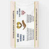 Nu het huren van Hulp Gezochte Werknemers personal Spandoek (Verticaal)