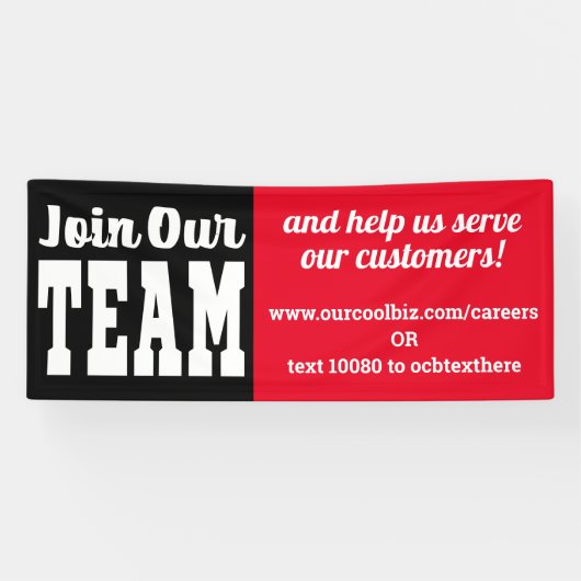 Nu het huren van hulp wilde zich bij ons bann van  spandoek (Horizontaal)