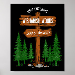 Nu het I Wishabish Woods National Forest Lan binne Poster