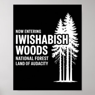 Nu het I Wishabish Woods National Forest Lan binne Poster