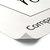 Nu het Teken van het Huren van het Venster, Minima Poster (Hoek)