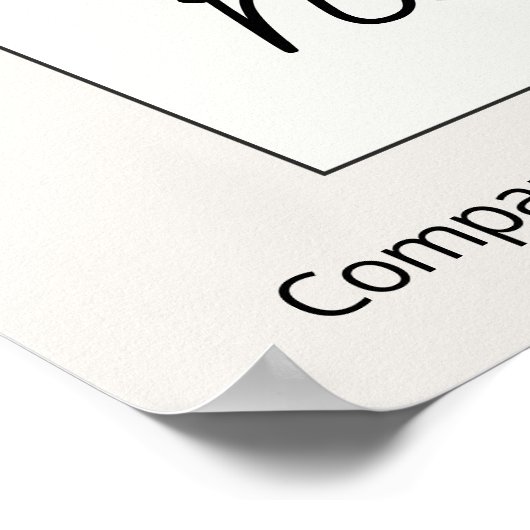 Nu het Teken van het Huren van het Venster, Minima Poster (Hoek)