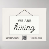 Nu het Teken van het Huren van het Venster, Minima Poster (Voorkant)