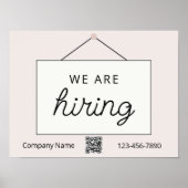 Nu het Teken van het Venster van de Bedrading Poster (Voorkant)