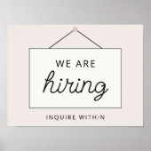 Nu het Teken van het Venster van de Bedrading Poster (Voorkant)