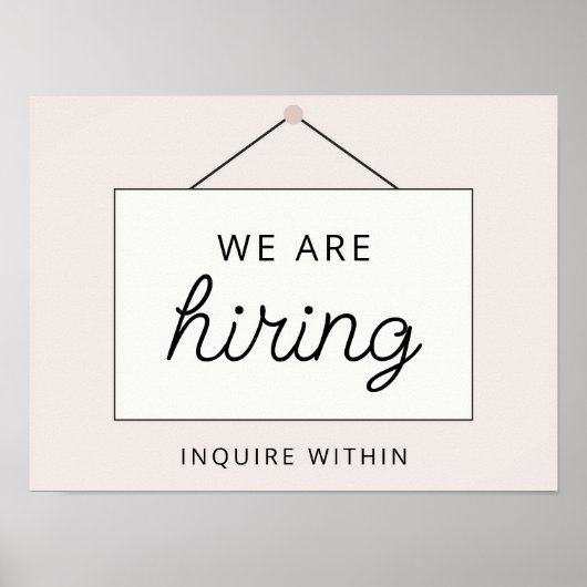 Nu het Teken van het Venster van de Bedrading Poster (Voorkant)