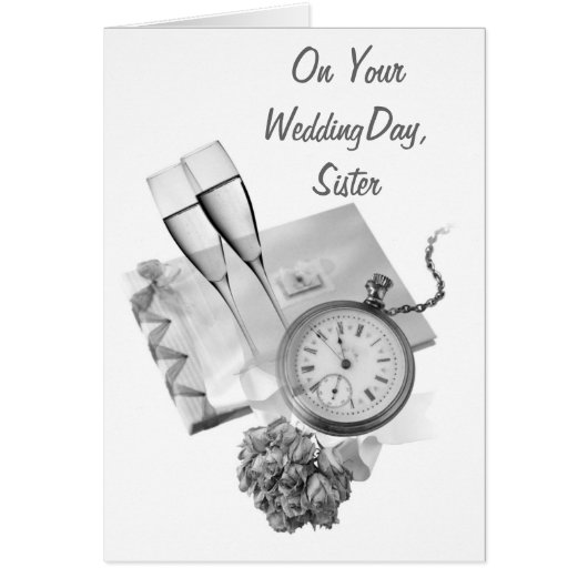 NU HET TIJDSTIP DOOR=SISTER'S WEDDING GAAT (Voorkant)