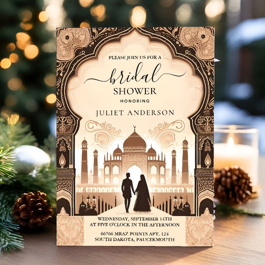 Nu Hindi Henna Mehndi Indiase stijl Vrijgezellenfe Kaart