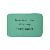 Nu hoor je dit: badmat (Voorkant)