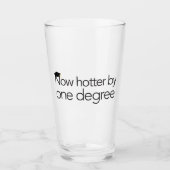 Nu Hotter op één graad Glas (Voorkant)