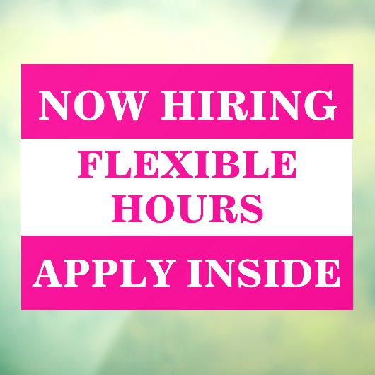 Nu Huren Help Gezocht Zakelijk Werknemer Huren Per Raamsticker (Vel 3)