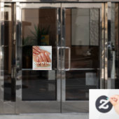 Nu huren Nagel Salon Technicus Roze Aanpassen Raamsticker (Kantoordeur)