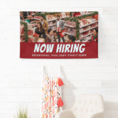 NU HUREN Seizoensgebonden Vakantie Retail posities Spandoek (Insitu)