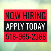 Nu huren Teken Custom winkel raam herbruikbare sti Raamsticker (Vel 3)