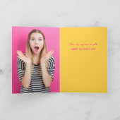 Nu ik een Mother Funny Moederdag ben Feestdagen Kaart (Binnen)