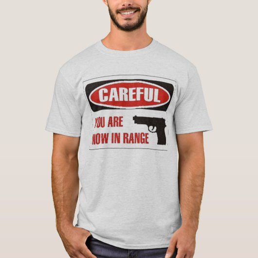 nu in het brandgebied t-shirt (Voorkant)