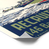 Nu inschrijven! Amerikaanse kustwacht Poster (Hoek)