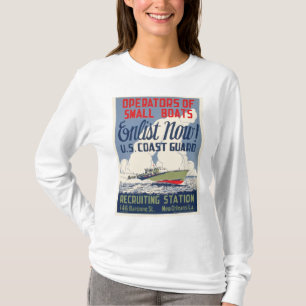 Nu inschrijven! Amerikaanse kustwacht T-shirt